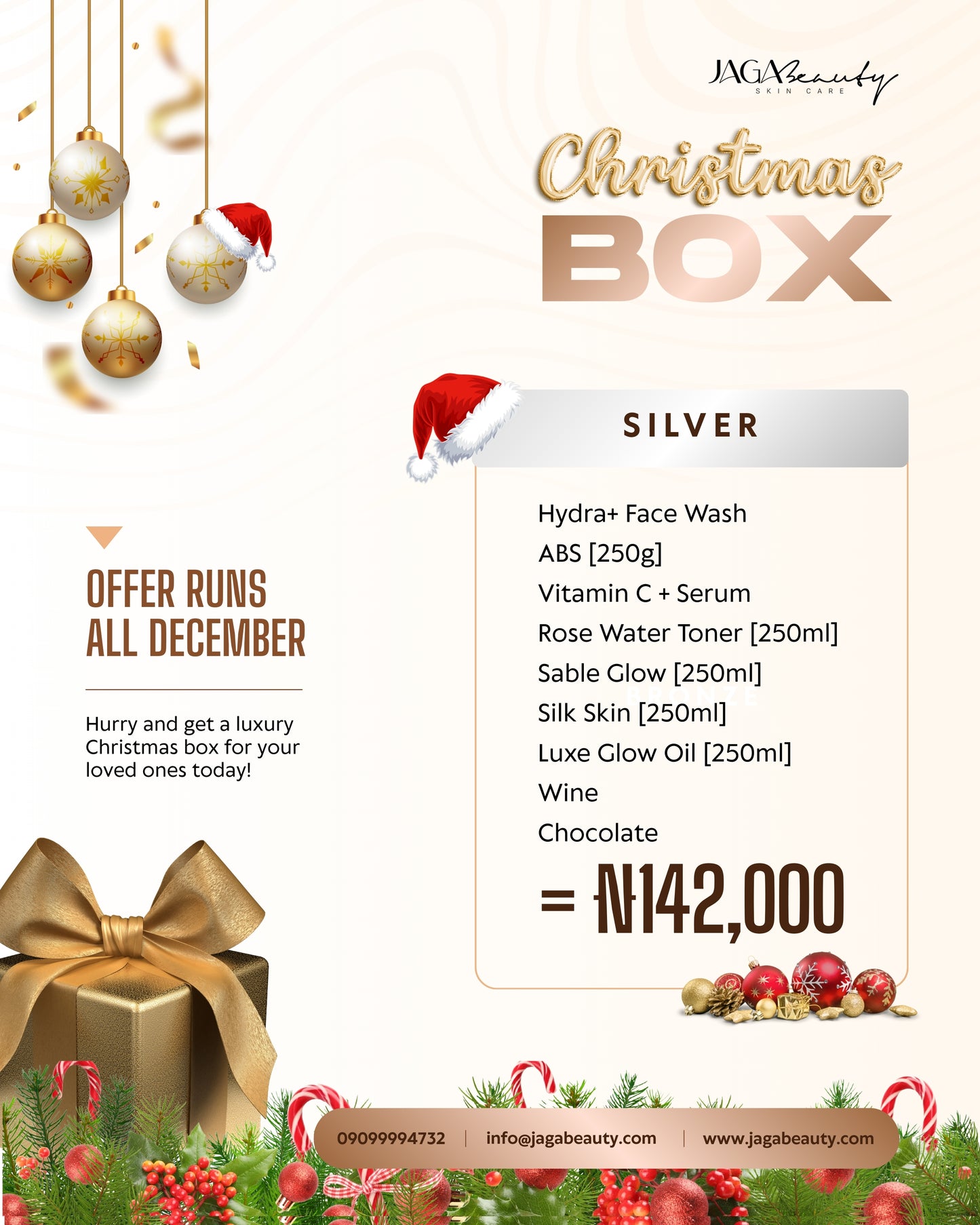 Christmas Box - Silver