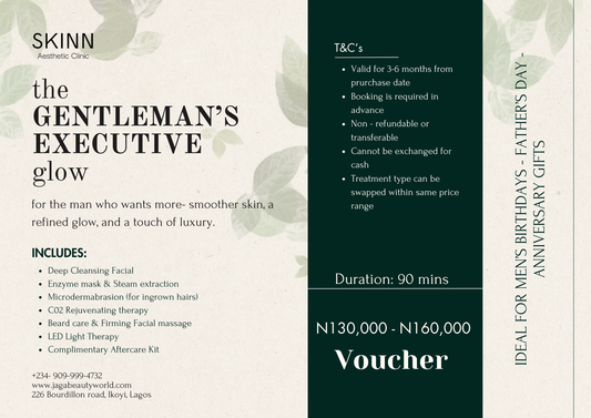 The GENTLEMAN'S EXECUTIVE Glow Gift Voucher