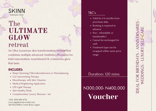 The ULTIMATE GLOW Gift Voucher
